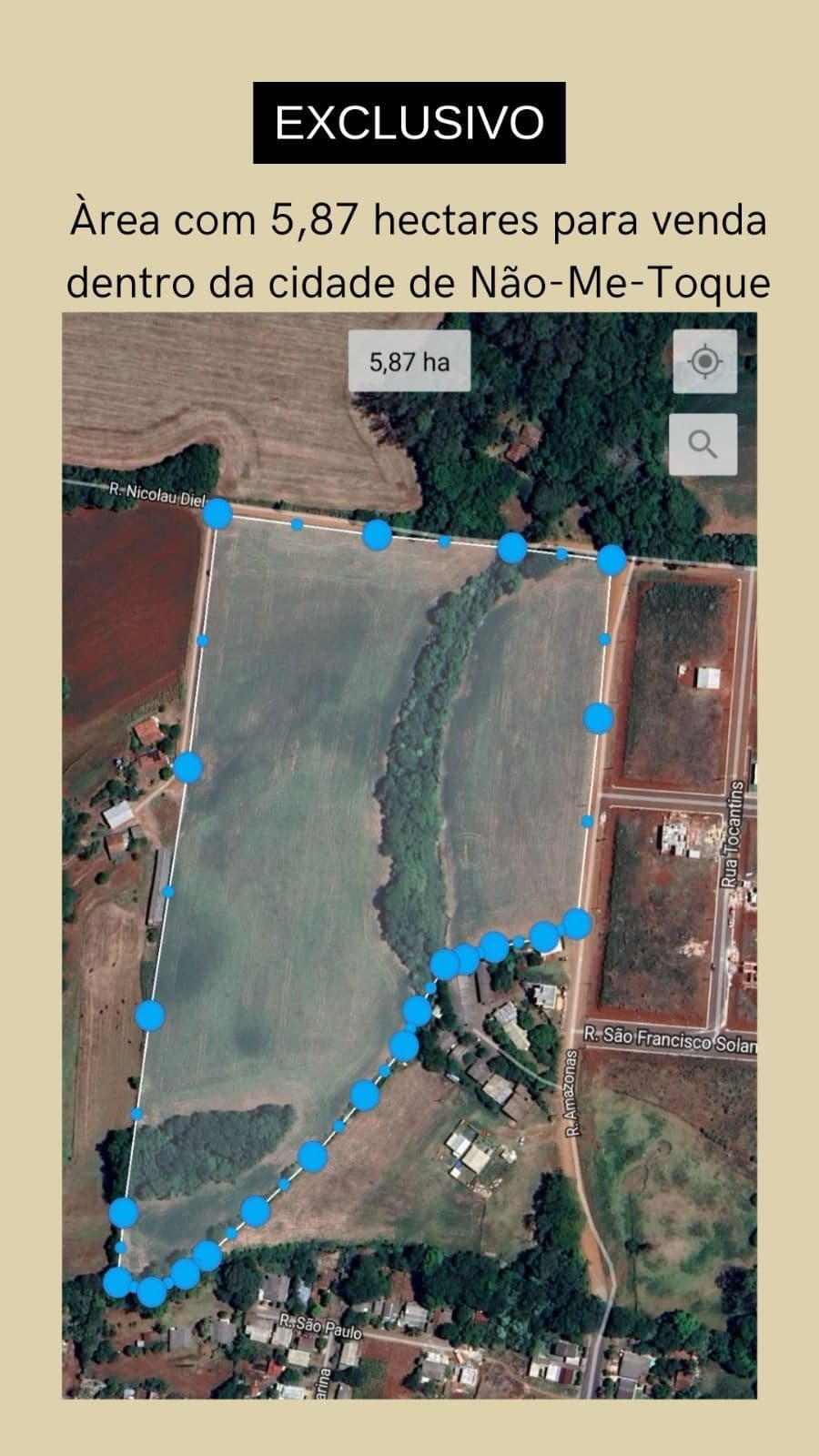 Foto do imóvel ÁREA DE TERRA 